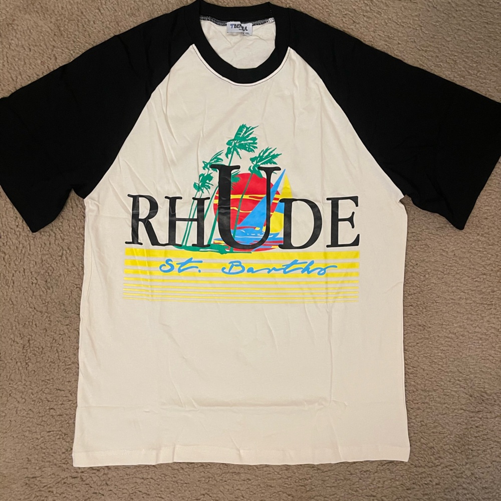 COPY - Tbenful rhude T shirt size XXL white short‎ sleeve